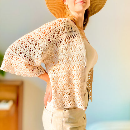 MAGNOLIA CARDIGAN CROCHET PATTERN