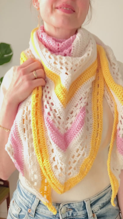 The Endless Summer Shawl - Crochet Pattern