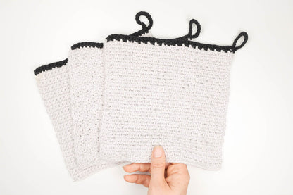 3 PATTERNS FOR EASY DISHCLOTHS CROCHET PATTERN