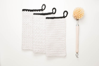 3 PATTERNS FOR EASY DISHCLOTHS CROCHET PATTERN