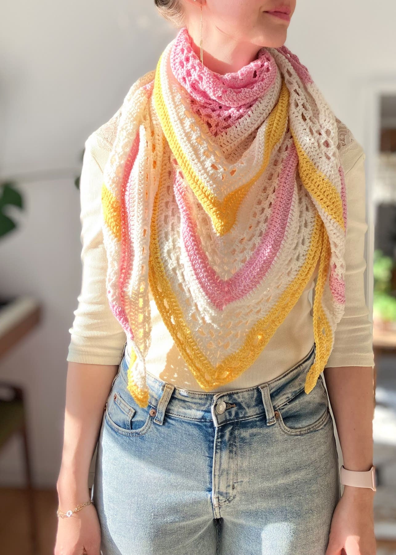 ENDLESS SUMMER SHAWL CROCHET PATTERN