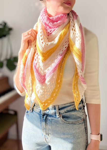 ENDLESS SUMMER SHAWL CROCHET PATTERN